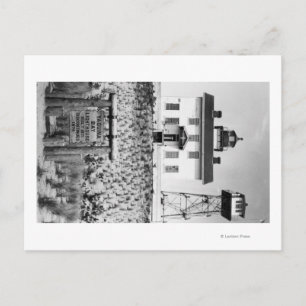 Foto van de vuurtoren van de baai van YaquinaYaqui Briefkaart