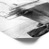 Foto van de vuurtoren van de walvissteen afdruk (Hoek)