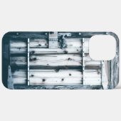 Foto van deur - blauw Case-Mate iPhone case (Achterkant (horizontaal))