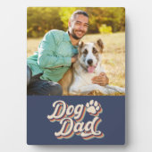 Foto van Dog Dad Paw Fotoplaat (voorkant)