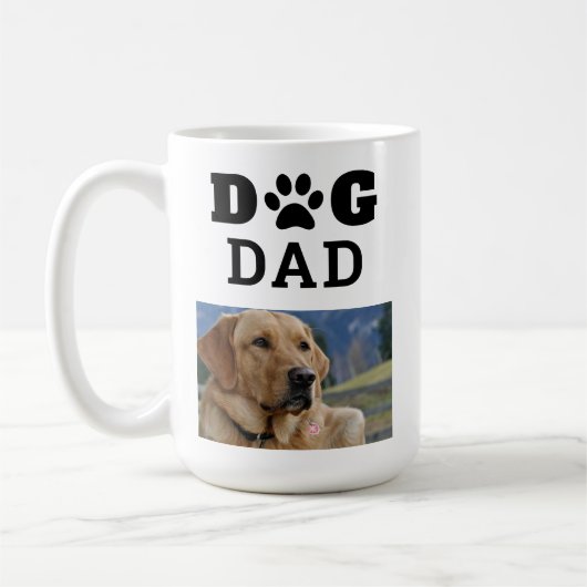 Foto van Dog Dad Paw Koffiemok (Links)