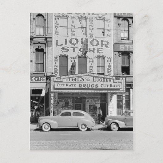 Foto van  drankje briefkaart (Voorkant)