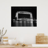 Foto van Duluth Aerial Lift Bridge Poster (Keuken)