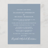 Foto van Dusty Blue Wedding Reception (Achterkant)