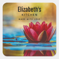  foto van een Lotus Flower in een Pond Kitchen