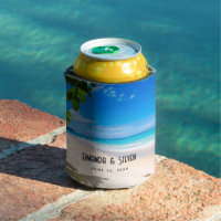 Foto van een mooie zonnige tropische strand bruilo