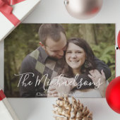 Foto van een nieuw jaar feestdagenkaart