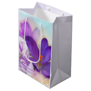 Foto van een Paarse Lente Crocus Medium Cadeauzakje