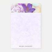 Foto van een Paarse Lente Crocus Post-it® Notes (Voorkant)