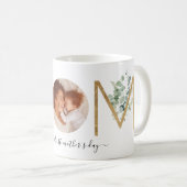 Foto van eerste Moederdag Gold Botanical Koffiemok (Voorkant rechts)