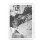 Foto van Elegant Modern Wedding Magneet (Verticaal)