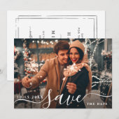 Foto van Elegant & Modern Wedding Save The Date (Voorkant / Achterkant)