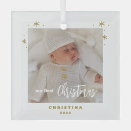 Foto van Elegant My First Kerstbaby Glas Ornament