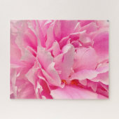 Foto van Elegant Pink Peony Legpuzzel (Horizontaal)