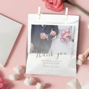 Foto van Elegant Wedding Hartelijk dank Bedankzakje