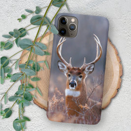 Foto van Elegant Whitetail Deer Winter Season iPhone 11 Pro Max Hoesje