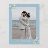 Foto van Eucalyptus Dusty Blue Weddenschap Harteli Briefkaart (Voorkant)