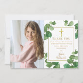 Foto van Eucalyptus Greenery Bedankkaart (Voorkant)