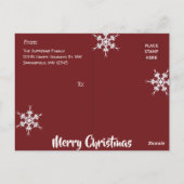 Foto van Fa-La-La-La-La Pets Holiday Briefkaart (Achterkant)