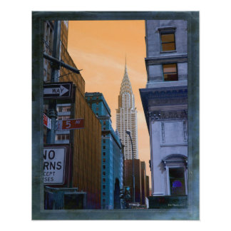 Foto van Faux Chrysler Building Afdruk