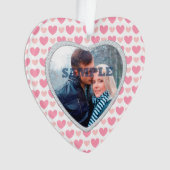 Foto van Faux Diamond Pink Ornament (voorkant)