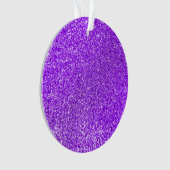 Foto van Faux Paars Glitter Ornament (voorkant)