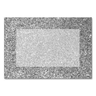 Foto van Faux Silver Glitter Kaart