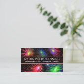 Foto van Fireworks Party Planner - Visitekaartje (Staand voorkant)