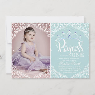 Foto van First Birthday Royal Little Princess Kaart