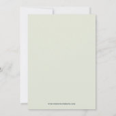 Foto van Floral Midnight Blue Save The Date (Achterkant)