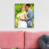 Foto van Forever Custom Wedding Canvas Afdruk (Insitu (Woonkamer))