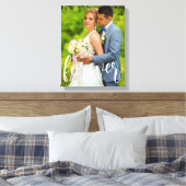 Foto van Forever Custom Wedding Canvas Afdruk (Insitu (Slaapkamer))