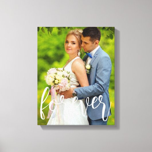 Foto van Forever Custom Wedding Canvas Afdruk (Voorkant)