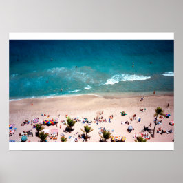 Foto van Fort Lauderdale Beach aerial oceana uitzi Poster