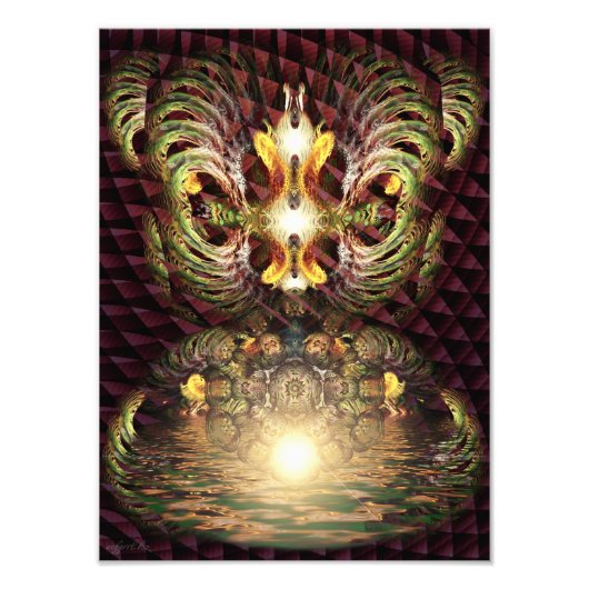 Foto van Fractapond Foto Afdruk (Voorkant)