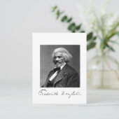 Foto van Frederick Douglass Briefkaart (Staand voorkant)