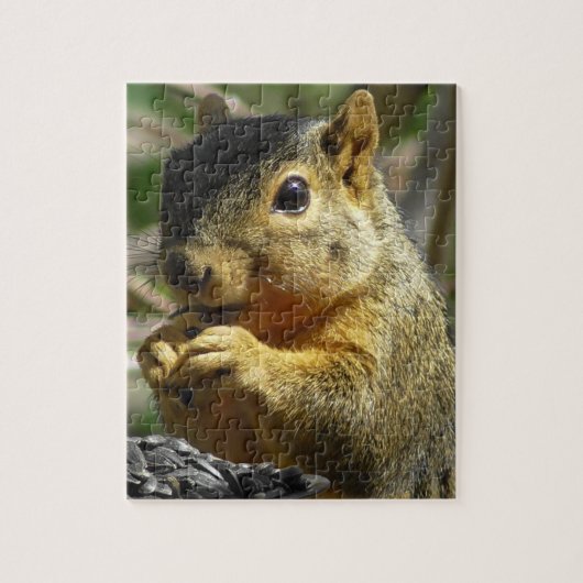 Foto van Funny Cute Squirrel Legpuzzel (Verticaal)