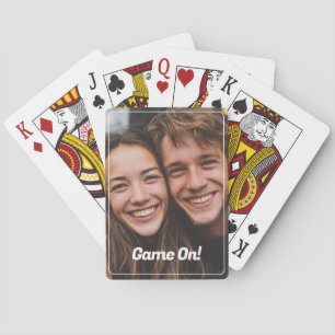 Foto van game over familie pokerkaarten