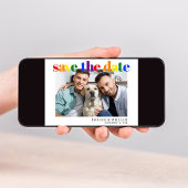 Foto van Gay Wedding Rainbow Save the Date