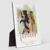 Foto van Golden Script Weddenschap Fotoplaat (Zijkant)