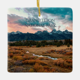 Foto van Grand Teton National Park Mountain Keramisch Ornament