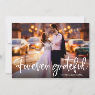 Foto van Grateful Cute Wedding Kaart