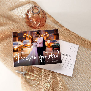 Foto van Grateful Weddenschap Foto Briefkaart