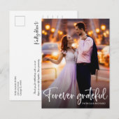 Foto van Grateful Wedding Foto Briefkaart (Voorkant / Achterkant)