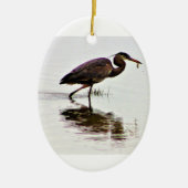 Foto van Great Blue Heron Keramisch Ornament (Voorkant)