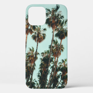 Foto van groene palmbomen iPhone 12 hoesje