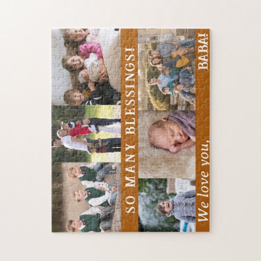 Foto van grootouder legpuzzel (Verticaal)