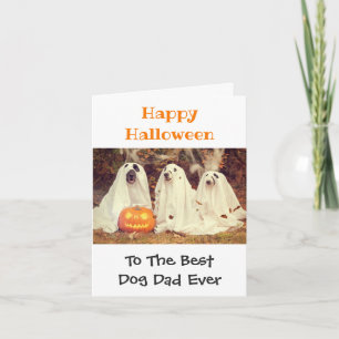 Foto van Halloween Best Dog Dad Oog Pet Kaart