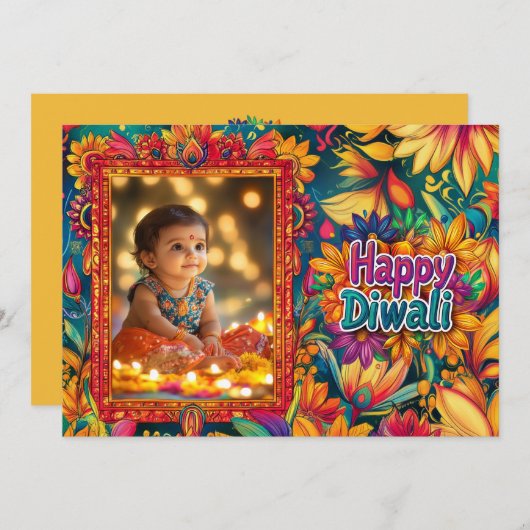 Foto van Happy Diwali (Voorkant / Achterkant)