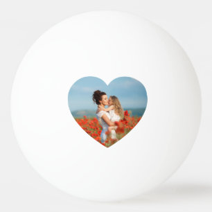 Foto van hart Beste moeder ooit Pingpongballen